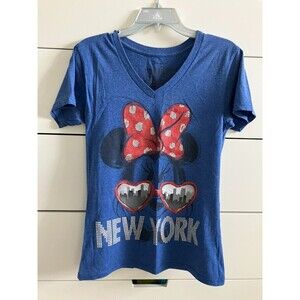 Disney Store New York City Times Square Minnie Mouse Skyline T-Shirt Size Medium